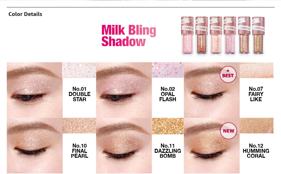 Colorgram Milk Bling Shadow - Spring Pink Ending
