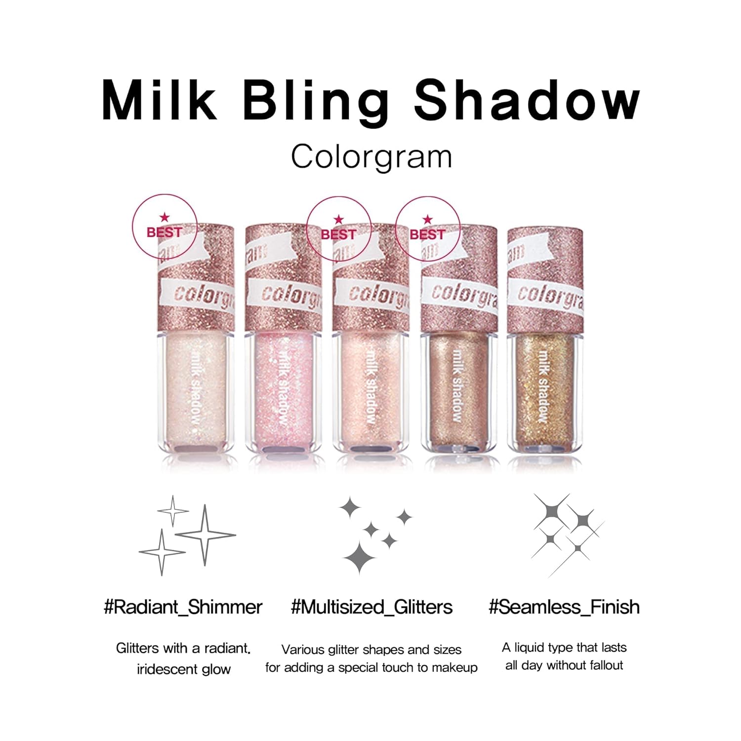 COLORGRAM Milk Bling Shadow-Final Pearl