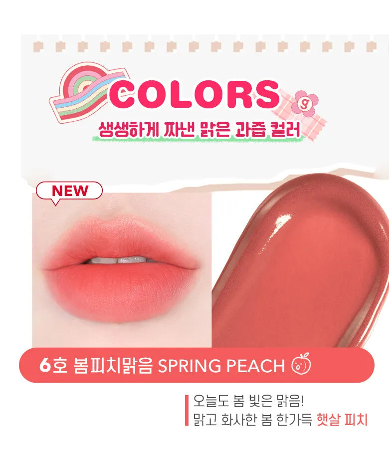 Colorgram Juicy Blur Tint- Peach Spring